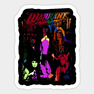 Warrant - Wpap vintage Sticker